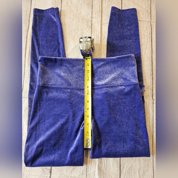 Athleta •Size Small• Elation Velvet Tight Purple Pull On Leggings - Picture 6 of 7